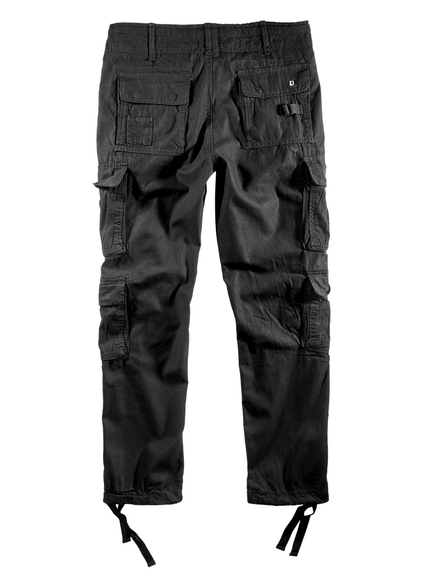spodnie bojówki PURE SLIM FIT TROUSERS black